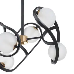 Люстра Brille галогенна молекула G9 5W BK (BL-912S/6) - мініатюра 3