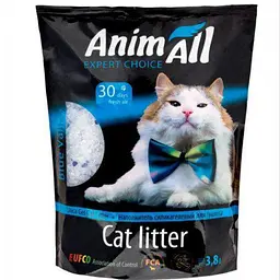 Силікагелевий наповнювач AnimAll Кристали аквамарину для котів 3.8 л 1.6 кг