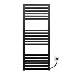Електрична рушникосушарка Kosser Герда 1200x500 ER ДГ04ER, Чорний матовий, Праве - мініатюра 2
