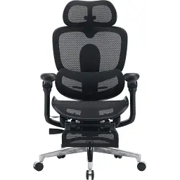 Офісне крісло Sihoo C500 V2, Black, з підставкою для ног (C500-V2-B101-JT) - мініатюра 2