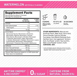 Амінокислотний комплекс Optimum Nutrition Essential Amino Energy Watermelon 270 г - мініатюра 3