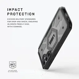 Оригінальний протиударний чохол UAG Pathfinder для Samsung Galaxy S23 FE (S711) Ash 214410113131 - мініатюра 9