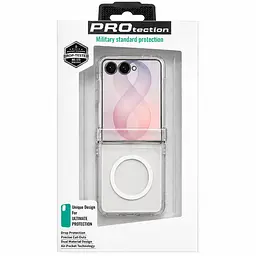 Чохол PC Epik Pure Case with Magnetic Fit для Samsung Galaxy Z Flip8 Clear - мініатюра 3
