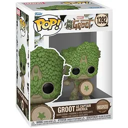 Фігурка Funko Pop Марвел Грут We are Groot Groot Captain America 10 см FP WG GA 1392 - мініатюра 3
