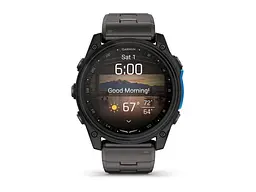 Смарт-годинник Garmin D2 Mach 2 51mm Carbon Gray DLC Titanium w. Vented Titanium Bracelet (010-02905-30/31) - мініатюра 6