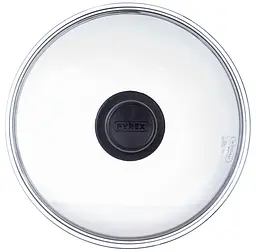 Кришка для сковорідки Pyrex Bombe 28 см скляна без обідка (B28CL00/7646) - мініатюра 3