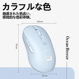PTWM-02 Легка та портативна Bluetooth-миша, 3 регульованих рівня DPI, безшумний режим та автоматичний резервний час - мініатюра 2