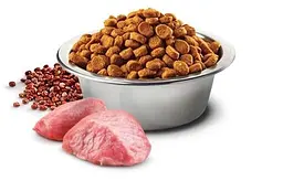 Сухий корм для котів Farmina N&D Quinoa Hairball Adult для стимулювання вигнання волосяних грудочок, беззерновий з качкою, кіноа, яблуком та журавлиною 300 г - мініатюра 2