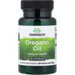 Олія орегано Swanson Oregano Oil 10:1 Extract 150 мг 120 м'яких капсул