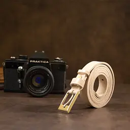 Жіночий шкіряний ремінь GRANDE PELLE 2х125 см acs0018685 - мініатюра 7
