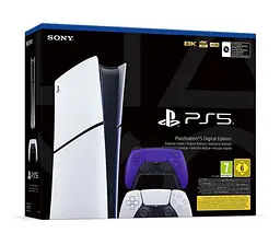 Ігрова консоль Sony PlayStation 5 Slim Digital Edition + DualSense Purple - мініатюра 5