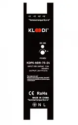 Блок живлення на дінрейку 75W 24V IP20 KLOODI KDPS-NDR 75 24V