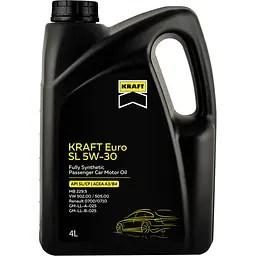 Олива моторна Kraft Euro SL 5W-30, 4 л