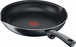 Сковорода Tefal з кришкою Day by Day 24см з кришкою алюміній бакеліт скло чорний kuh0014373 - мініатюра 5