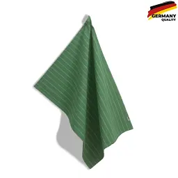 Кухонний рушник KELA Cora, 70x50 см, темно-зелений в смужку (12821) - мініатюра 1