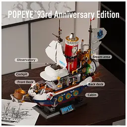 Конструктор Pantasy Popeye Пароплав у пошуках скарбів без фігурок (86402) - мініатюра 2