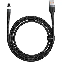 Кабель Baseus Zinc Fabric Magnetic Cable USB to Lightning 2.4A 1m CALXC-KG1 Black-Grey