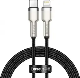 Кабель Baseus Cafule Series Metal Data Cable Type-C to Lightning PD 20W 1m Black