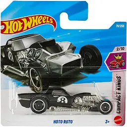 Базова машинка Hot Wheels Compact Kings Hoto Roto чорна (5785) JJJ44-N521