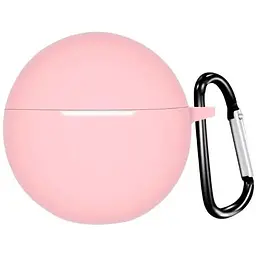 Чохол-накладка DK для Oppo Enco Air 2i | Silicone Candy Friendly з карабіном (016044) (pink)