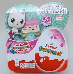 Набір шоколадних яєць Kinder Dream Works Cabby's Dollhouse Киця 4x20 г