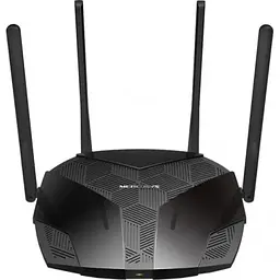 Роутер Mercusys MR80X Wi-Fi 802.11ax, 2976Mb, 3 LAN 10/100/1000Mb, Wi-Fi 6