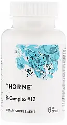 Комплекс вітамінів групи В Thorne B-Complex #12 60 капсул