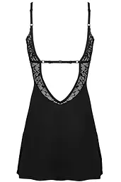 Комплект Obsessive Bellastia chemise (Чорний, XS/S) Obsessive 99541 96926 - мініатюра 4