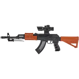 Автомат світло-звуковий ZIPP Toys AK47. Колір - чорний - мініатюра 3