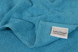 Рушник Lotus Home - Hotel Basic блакитний 50x90 (16/1) 450 г/м² - мініатюра 4