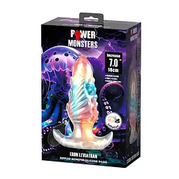 Фалоімітатор Power Monsters Ebon Leviathan, 18 см (мульті) - мініатюра 9