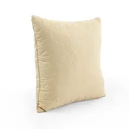 Двостороння декоративна подушка Руно Velour Beige 40х40 см бежева зигзаг - мініатюра 2