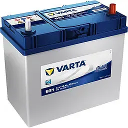 Автомобільний акумулятор VARTA Blue Dynamic B31 6СТ-45Ah АзЕ ASIA 330A (EN) ТК 545155033