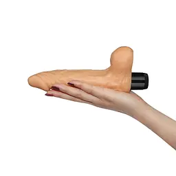 Реалістичний вібратор Lovetoy Real Feel 20 см тілесний - мініатюра 5