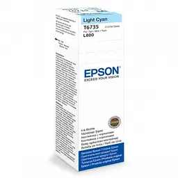 Чорнила Epson для L800/L805 Light Cyan C13T67354A (6735) - мініатюра 1