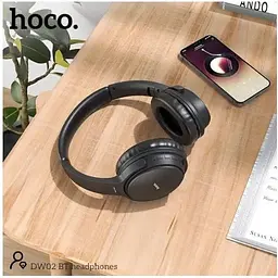 Навушники бездротові Hoco DW02 Headphones чорні - мініатюра 6