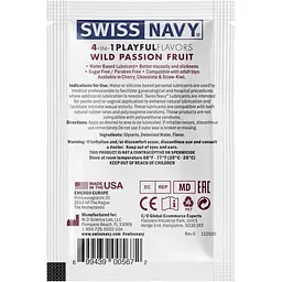 Пробник Swiss Navy 4 in 1 Wild Passion Fruit 5 мл - мініатюра 2