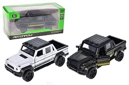 Іграшкова машинка позашляховик Mercedes-Benz G-Class Pickup 1:32 Автопром металева AP74142, 2 кольори, в коробці р.16, 5х7, 5х7, 5см