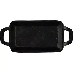 Чавунна мініформа з сервер. дошкою MasterPro Foodies сook&share, 17х10 см (BGMP-3807-4) - мініатюра 4