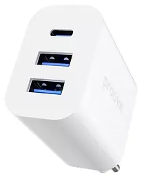 Зарядний пристрій Proove Rapid 30W (2 USB + Type-C) white (WCRP30210002) - мініатюра 4