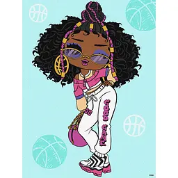 Картина за номерами "L.O.L. Surprise! Tweens Hoops Cutie" Ідейка KHO6285, 30х40 см