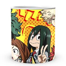 Кухоль GeekLand Моя геройська академія My Hero Academia Деку, Урараку, Бакуго, Асуї та Кірішима MHA 02.519 330 мл білий - мініатюра 2