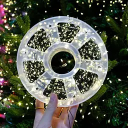 Гірлянда світлодіодна від мережі Роса Y25-22WW 19573 50 м 1500 LED теплий жовтий - мініатюра 2