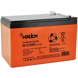 Батарея до ДБЖ Merlion 12V-12Ah GEL (GL12120F2 GEL)