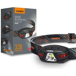 Налобний світлодіодний ліхтарик Videx 330Lm 5000K (VLF-H015) - мініатюра 2