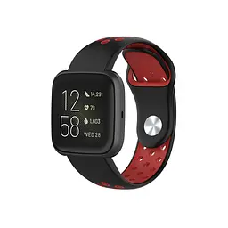 Ремінець для годинника Boorui Nike design bracelet Universal, 20 мм, Black with red (з кнопкою) - мініатюра 5