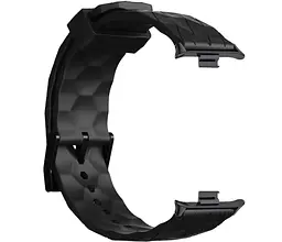 Ремінець Primolux Dimond силіконовий для годинника Xiaomi Redmi Watch 5 / Xiaomi Smart Band 9 Pro - Black - мініатюра 4