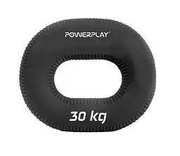 Еспандер кистьовий силіконовий PowerPlay PP-4336 Hand Grip Hard 30 кг Чорний (PP_4336_Black_30kg) - мініатюра 1