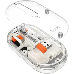 Миша Hoco GM35 Magnetiс Silent White [136136] - мініатюра 3