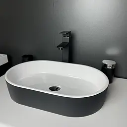 Умивальник Adamant BESTE NEW Black-White - мініатюра 4